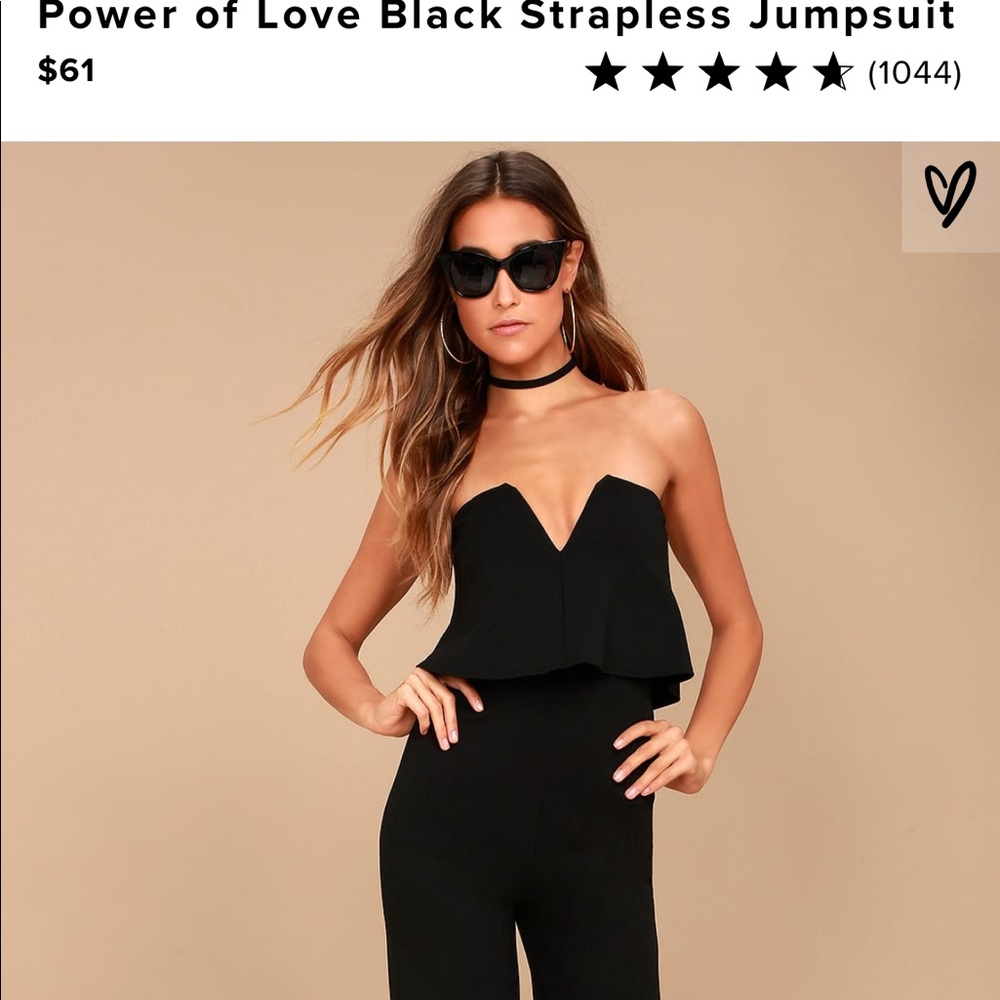 Black jumpsuit from Lulus